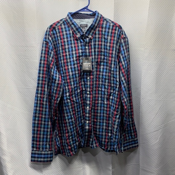 Van Heusen Never Tuck XXL button down shirt - Picture 1 of 5
